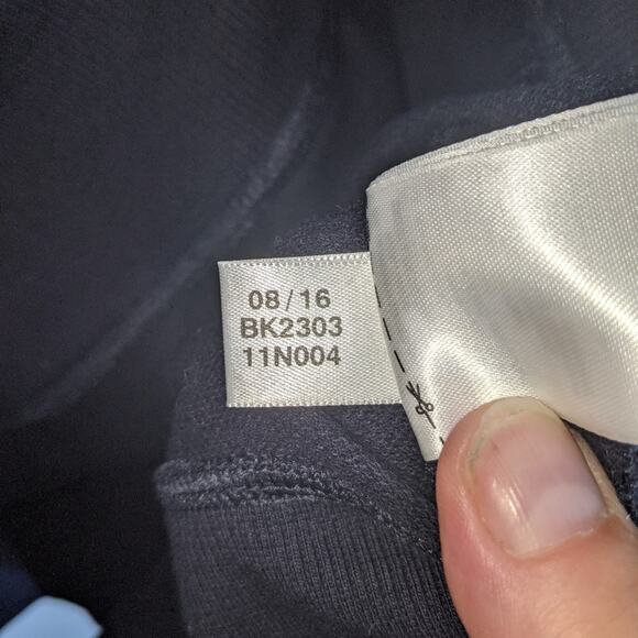 Adidas XBYO Sweatshirt 100% Cotton Size Medium Navy NWT - Picture 9 of 11